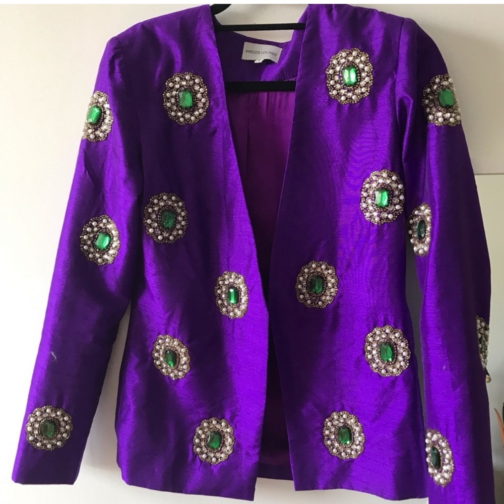Virgos Lounge Rhinestone Blazer